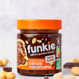 La pâte à tartiner cacao cacahuète