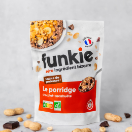 Le porridge • chocolat-cacahuète